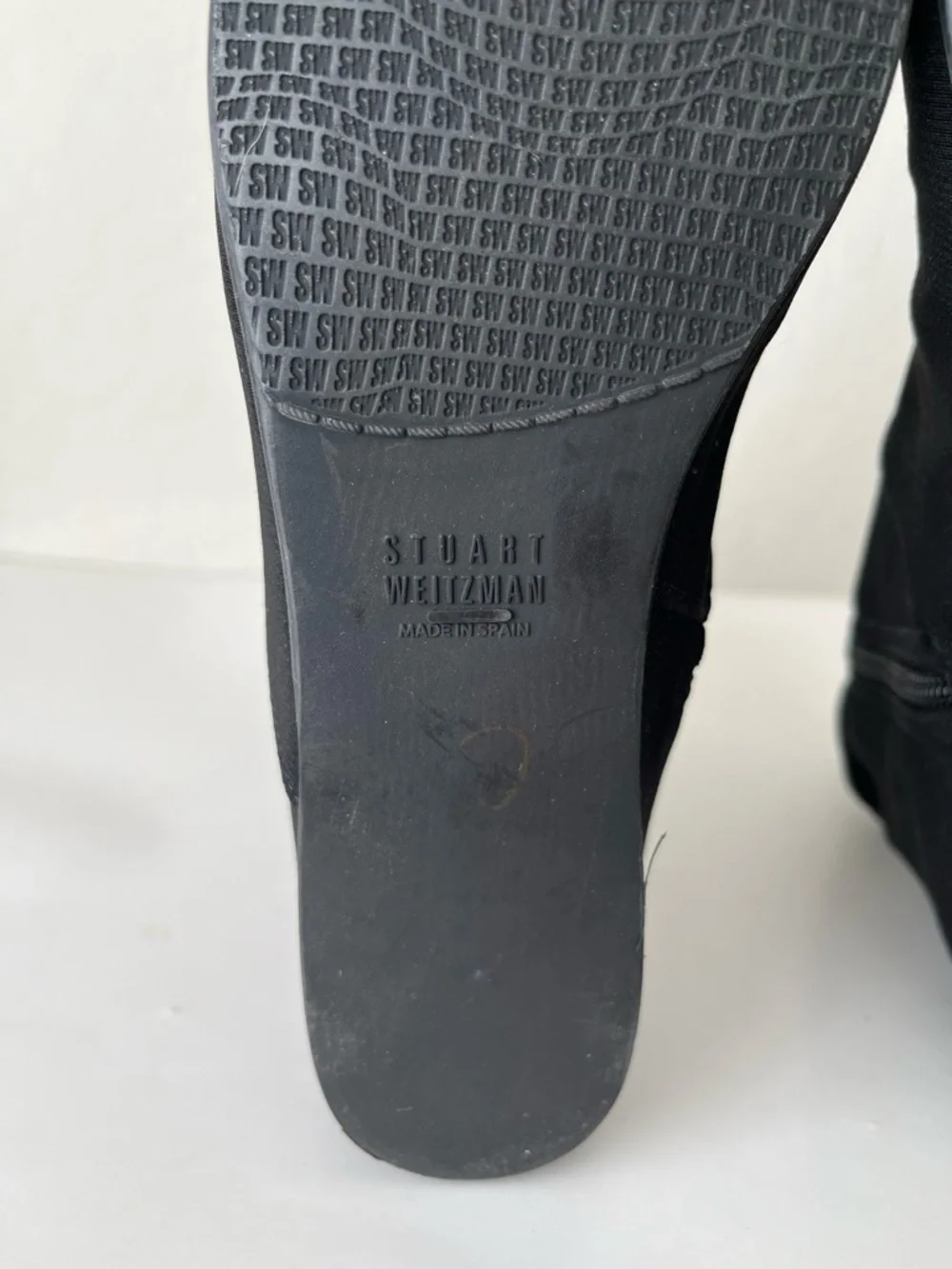 Stuart Weitzman Downpour Goretex Waterproof Mid Calf Boots Black Size Women 8.5 - Picture 8 of 10